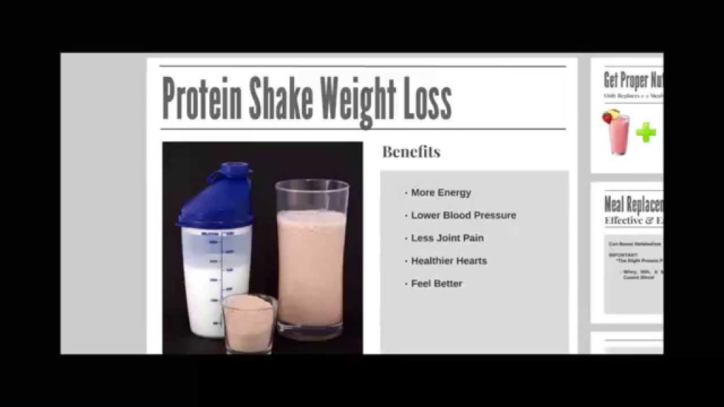 protein powder weight loss